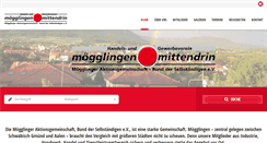Desktop Screenshot of moegglingen-mittendrin.de